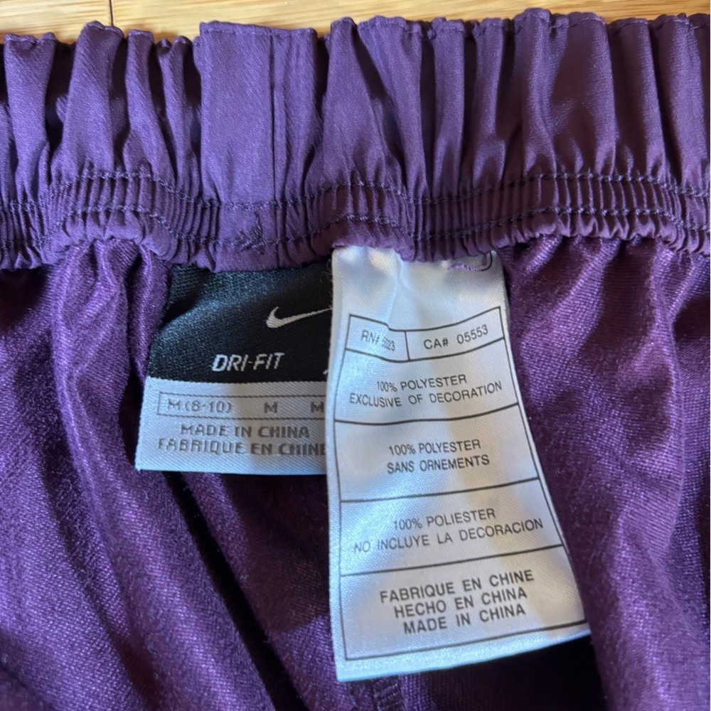 Nike Dri-FIT Woven Training Pants Purple Women’s Size M - Picture 7 of 12